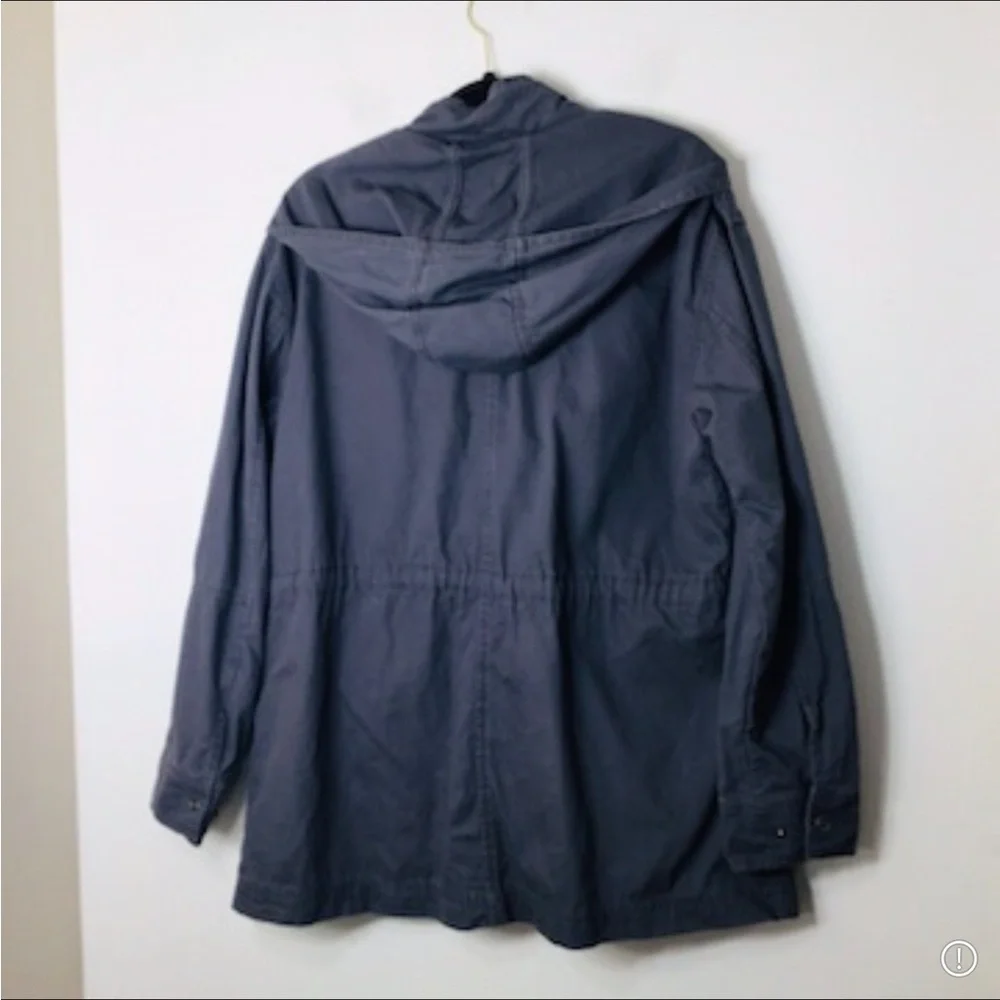 Universal Thread hooded barn utility jacket women xl  blue grey - Picture 4 of 5